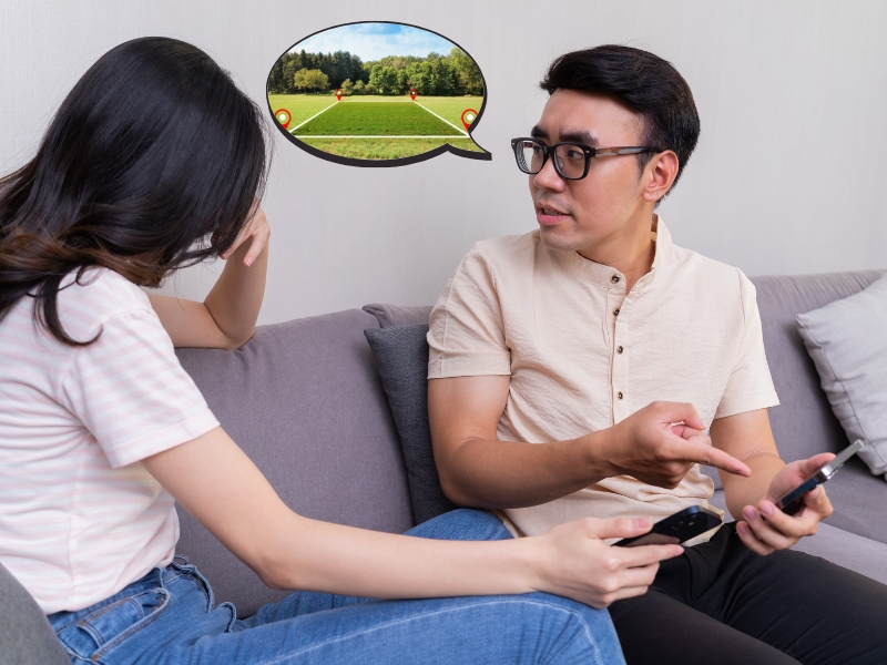 Tranh chấp ranh giới đất thường xảy ra giữa các hộ gia đình có đất liền kề