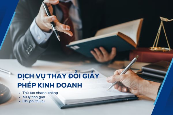 Dịch vụ thay đổi giấy phép kinh doanh uy tín