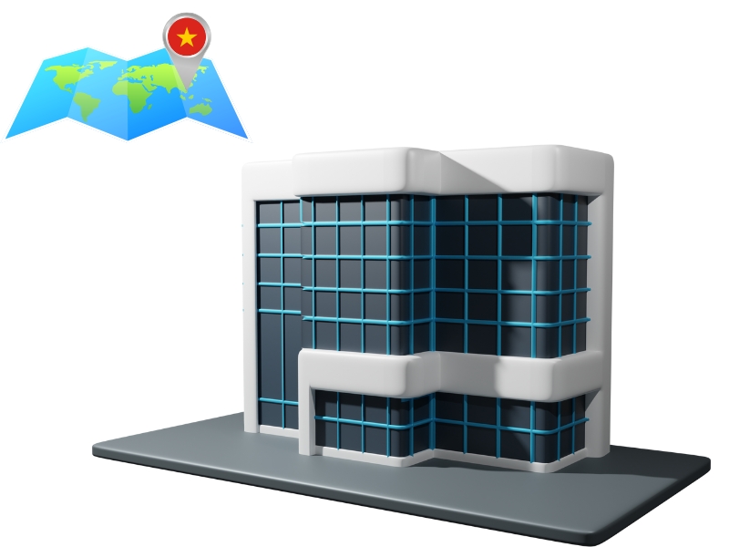 Trụ sở chính của công ty phải được đặt trong phạm vi lãnh thổ Việt Nam theo quy định của pháp luật