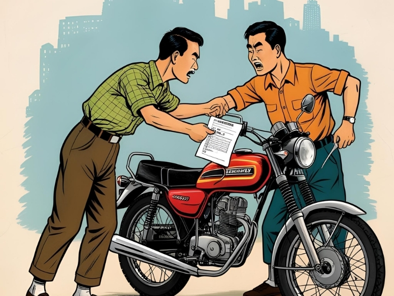 Khi một người biết mình không có quyền với tài sản nhưng vẫn giữ và sử dụng là chiếm hữu không ngay tình