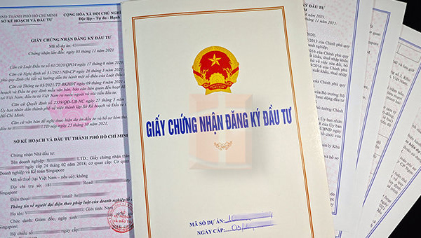 Hồ sơ xin cấp giấy phép đầu tư đối với dự án không thuộc diện chấp thuận chủ trương đầu tư