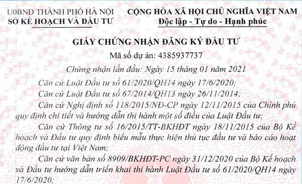 Quy trình cấp Giấy chứng nhận đăng ký đầu tư được quy định chi tiết tại Nghị định 31/2021/NĐ-CP