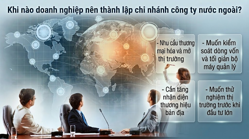 Những lý do doanh nghiệp nên thành lập chi nhánh công ty nước ngoài