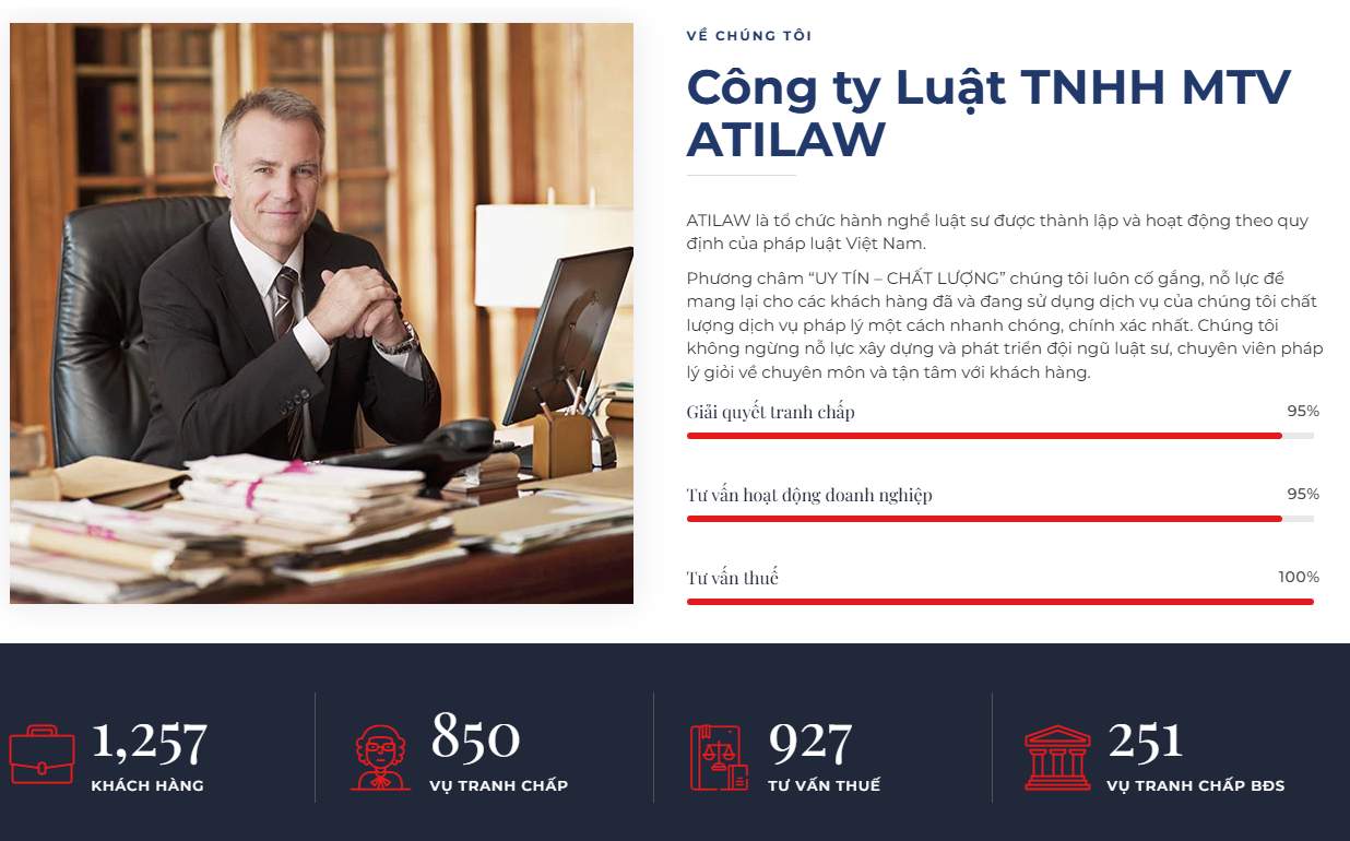 Công ty luật Atilaw - Cung cấp dịch vụ thành lập doanh nghiệp uy tín