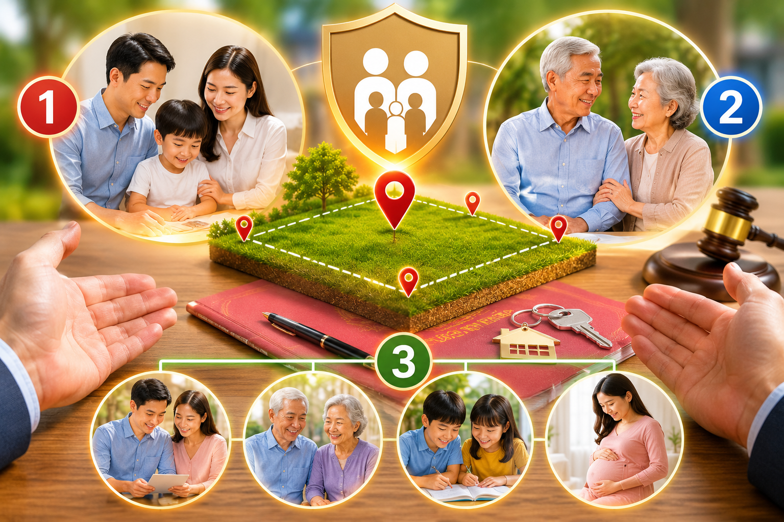 Thứ tự hàng thừa kế theo pháp luật quy định